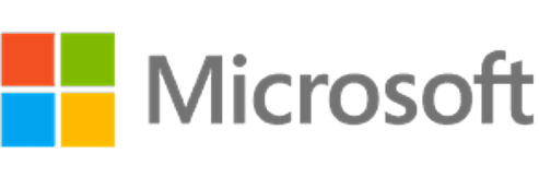 microsoft logo on a green background.