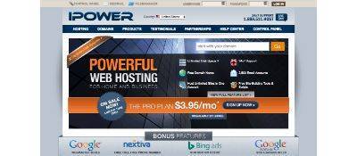 image of ipower website
