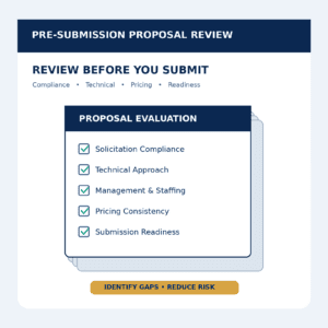 Pre-Submission Proposal Review